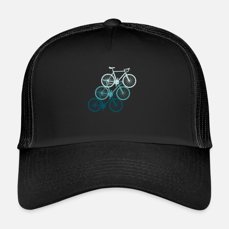 Rennrad - Trucker Cap - Schwarz/Schwarz