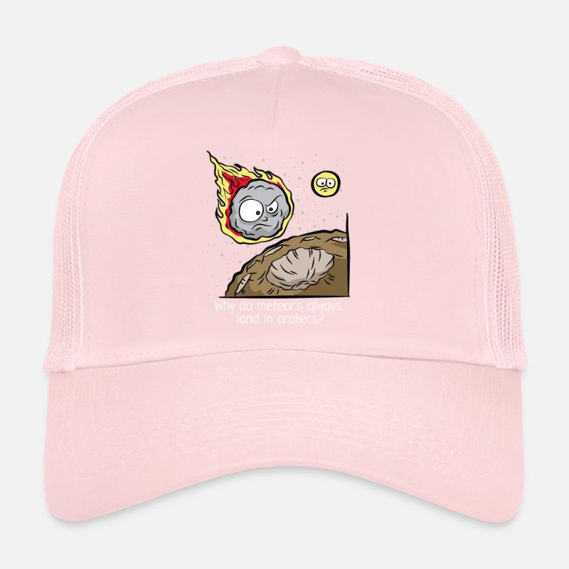 Meteor Meteorit Komet Einschlag Krater Geschenk Trucker Cap