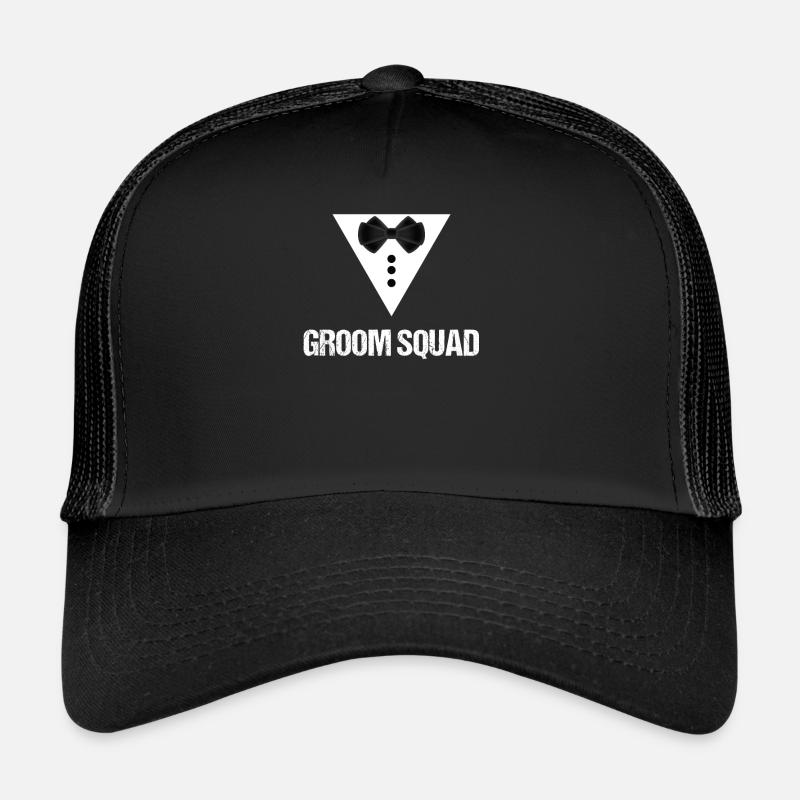 Groom Squad Bachelor Party Stag Night Trucker Cap