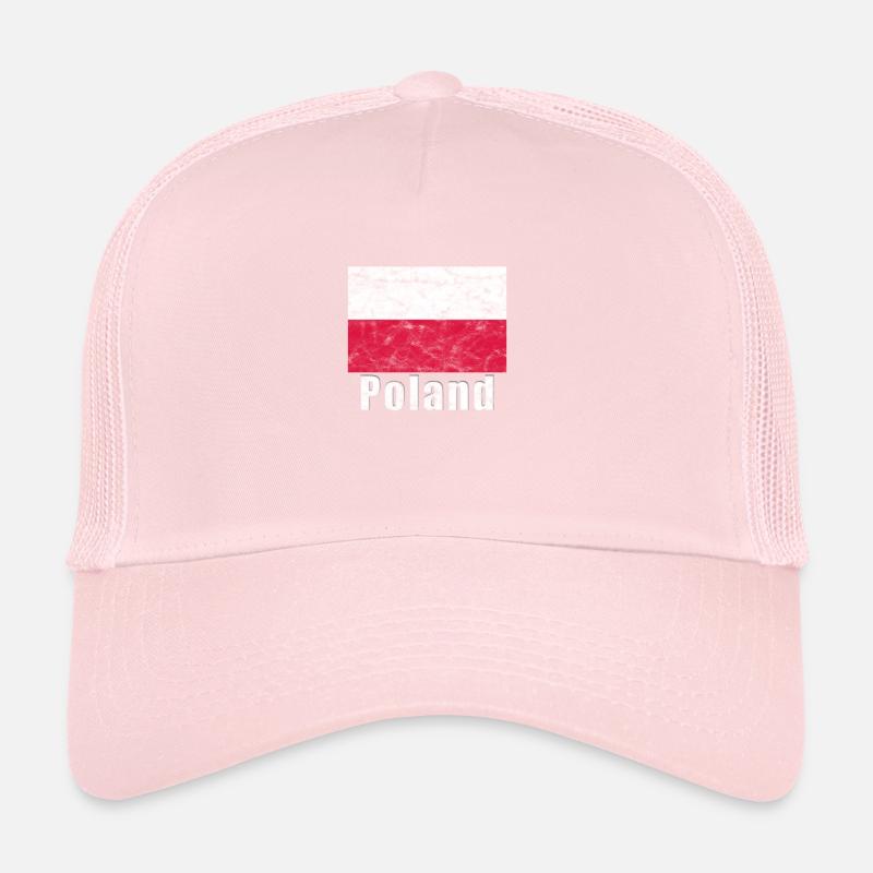 Drapeau de la Pologne Casquette trucker 