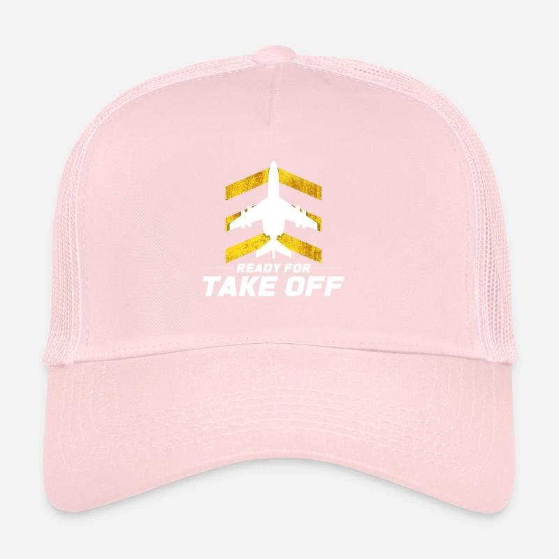 Flugzeug Start Trucker Cap