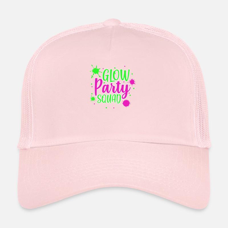 Glow Party Squad Trucker Cap