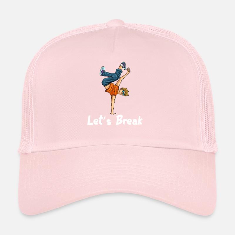 Breakdance Breaking Breaker Hip Hop Break Gift Trucker Cap