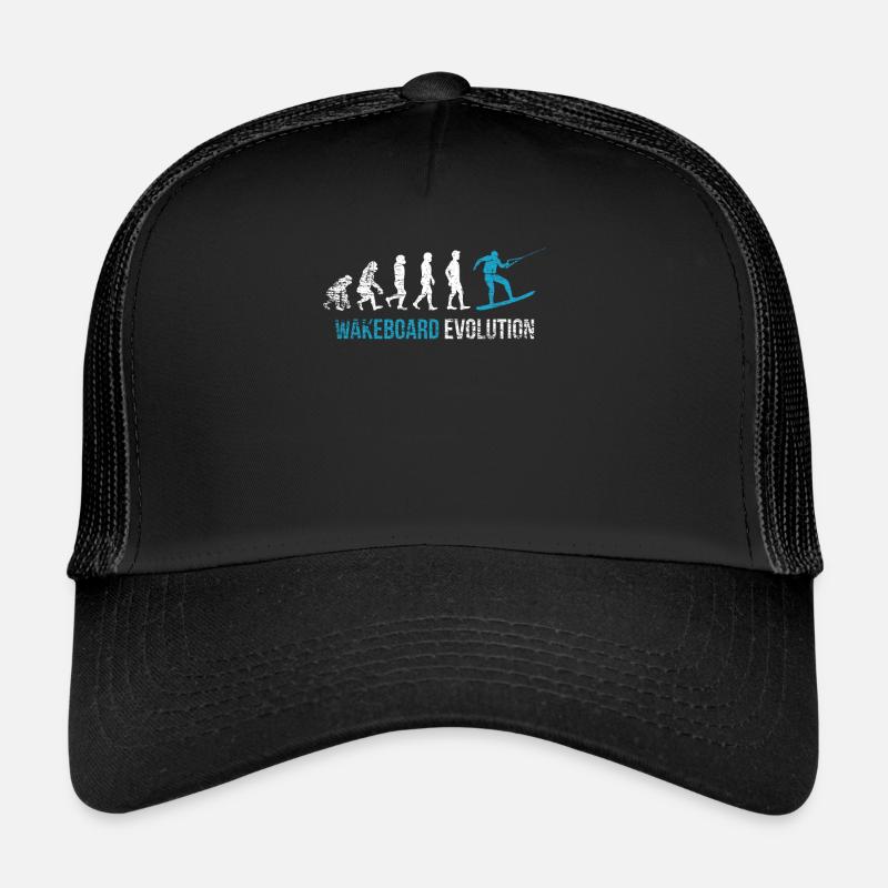 Wakeboarder Evolution - Casquette trucker  - noir/noir