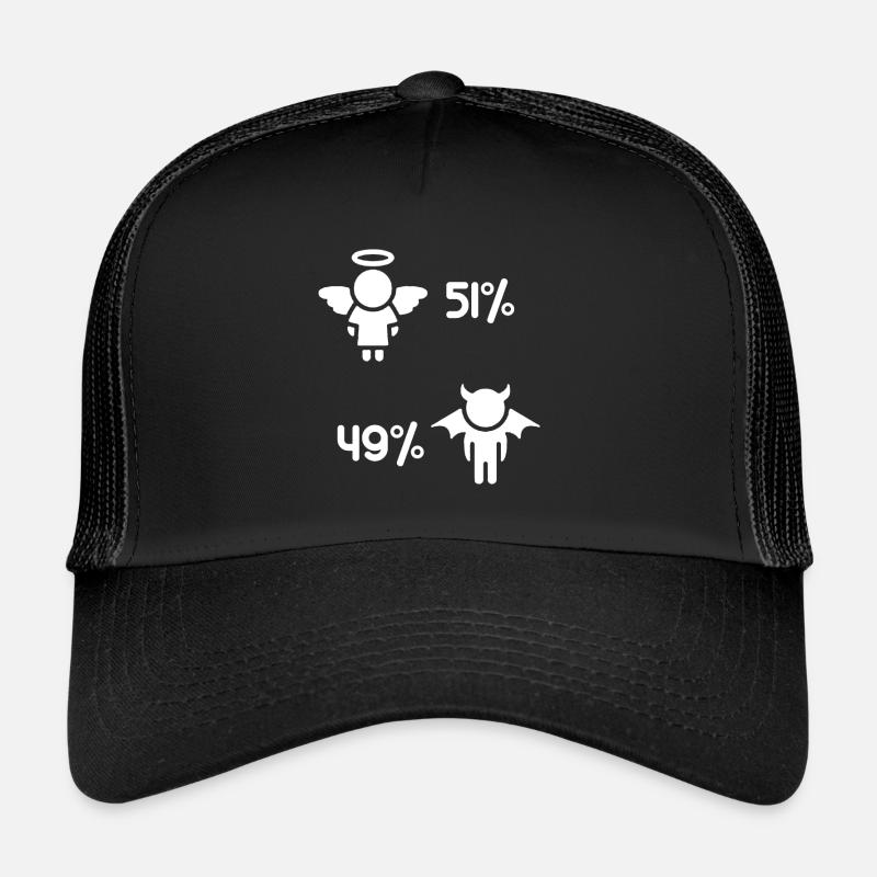 Anges et démons - énonciation drôle Casquette trucker 