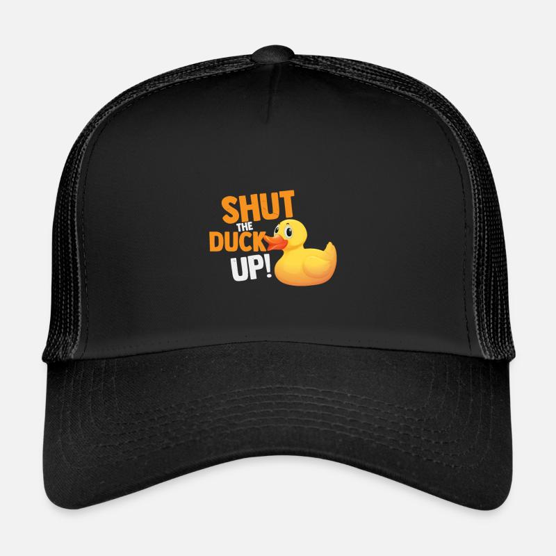 Entenshirt - Trucker Cap - Schwarz/Schwarz
