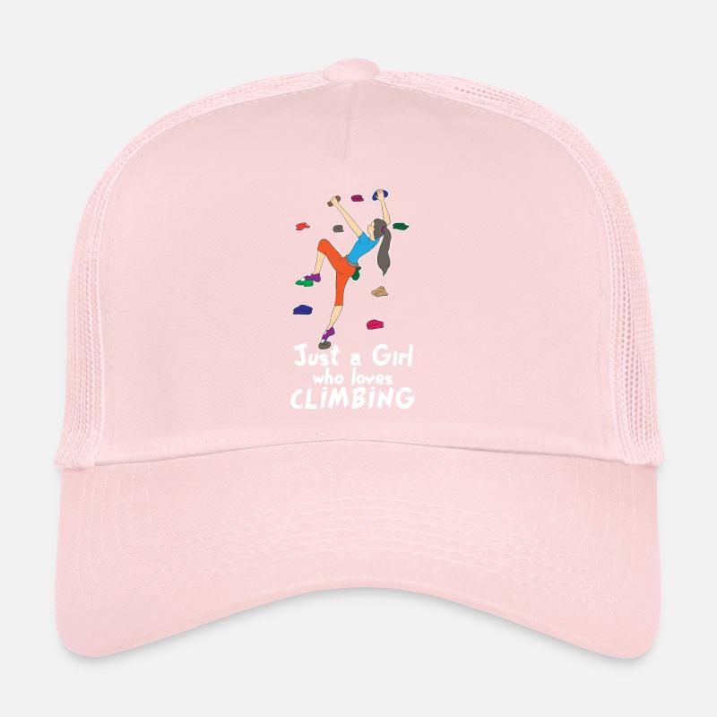 Klettern Kletterhalle Kletterer Bouldern Geschenk Trucker Cap