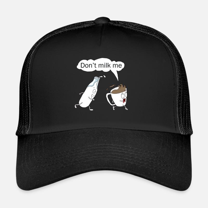 lustiges kaffee milch geschenk shirt Trucker Cap