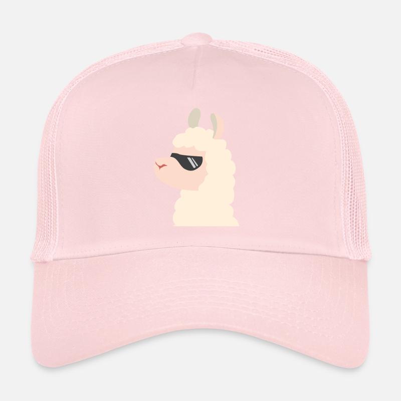 Llama Sonnenbrille Alpaca Geschenk Trucker Cap