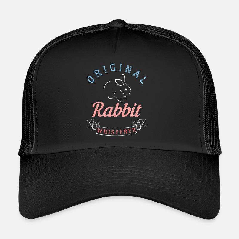 Kaninchen - Trucker Cap - Schwarz/Schwarz