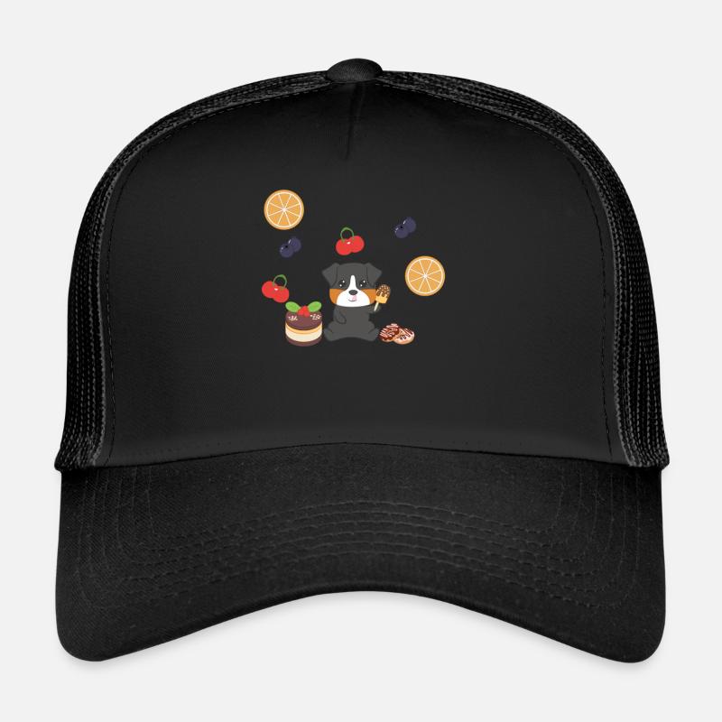 Bernese Mountain Dog - Dürrbächler - Manger - grignoter Casquette trucker 