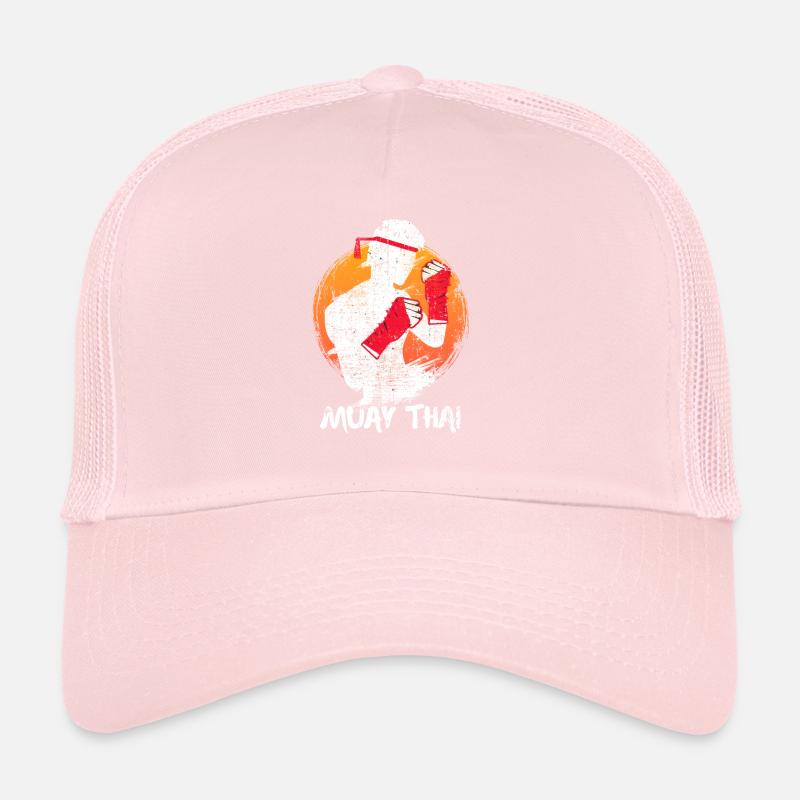 Muay Thai Arts Martiaux Boxe Thaïlandaise Casquette trucker 