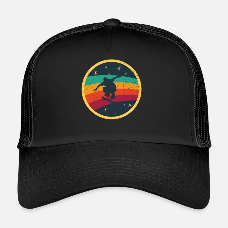 Rainbow skater - Trucker Cap - black/black