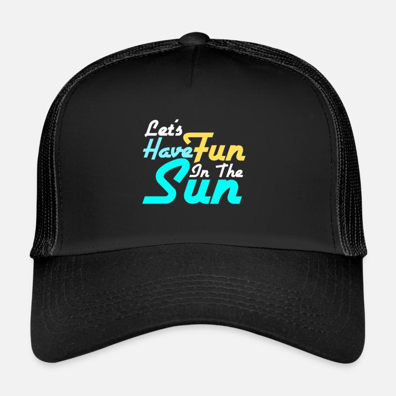 Sun - Trucker Cap - black/black