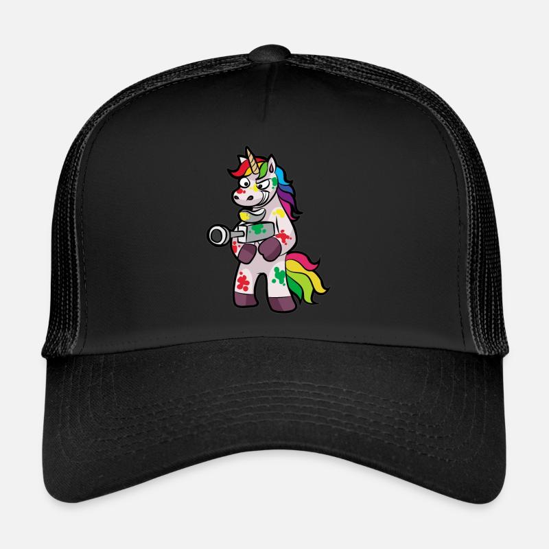 PAINTBALL Einhorn Markierer Airsoft Geschenk Kind Trucker Cap