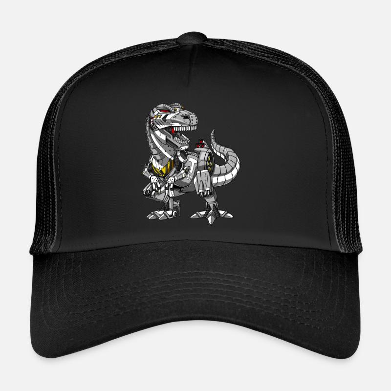 T-Rex Dinosaur Robot Monster Trucker Cap