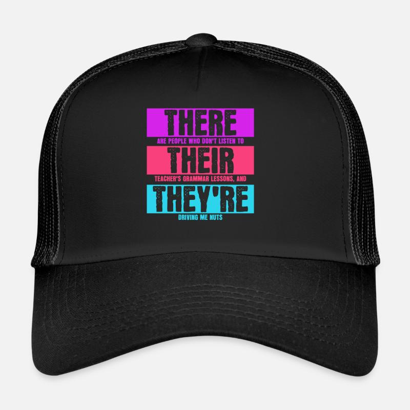 professeur d'anglais Casquette trucker 