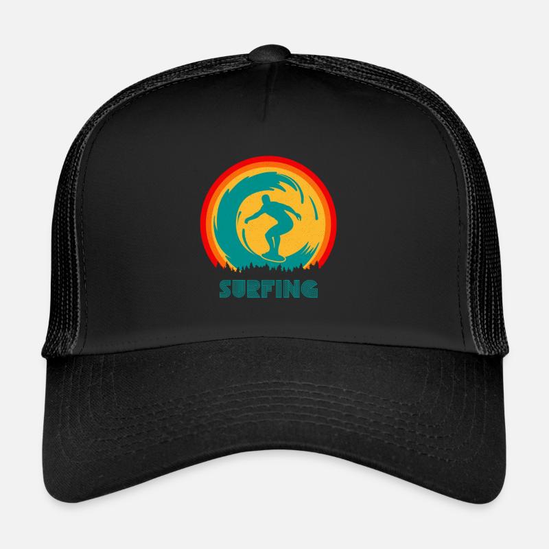 Surf Surfer Surf retro 60s Trucker Cap