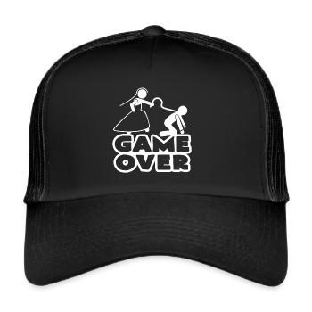 Junggesellenabschied - Trucker Cap - Schwarz/Schwarz - Vorne