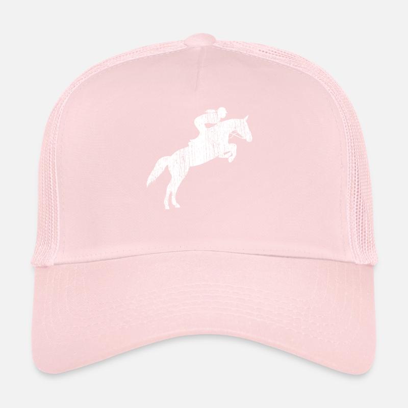 show jumping Trucker Cap