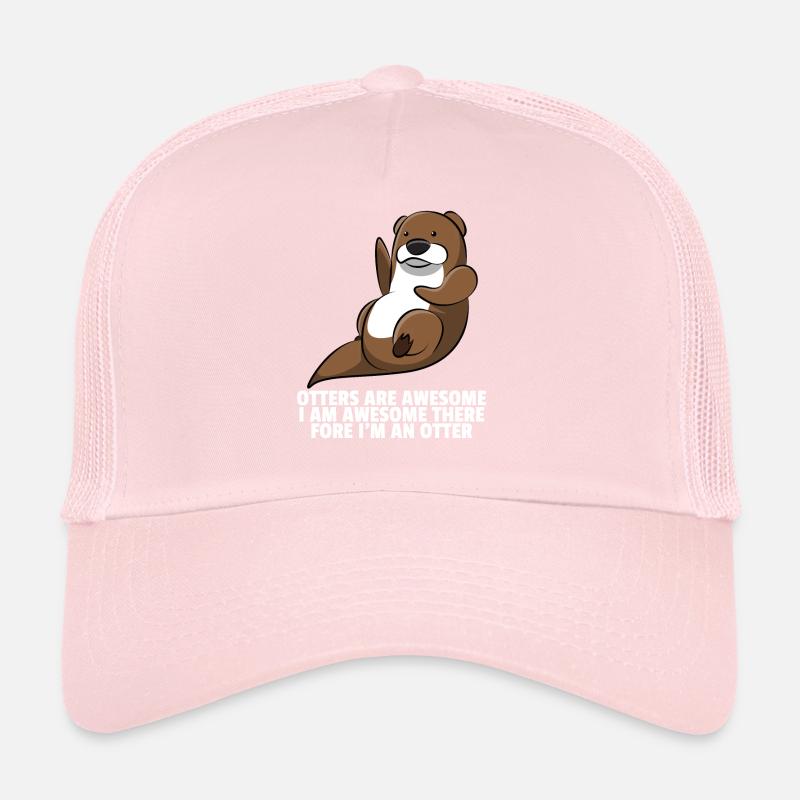 Otter Aquarius otter Dwarf otter gift Trucker Cap