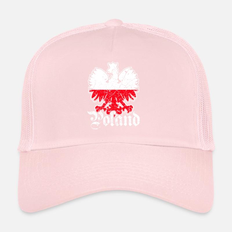 Aigle drapeau pologne Casquette trucker 