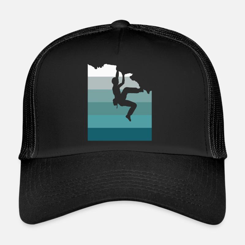 Klettern Bouldern - Trucker Cap - Schwarz/Schwarz