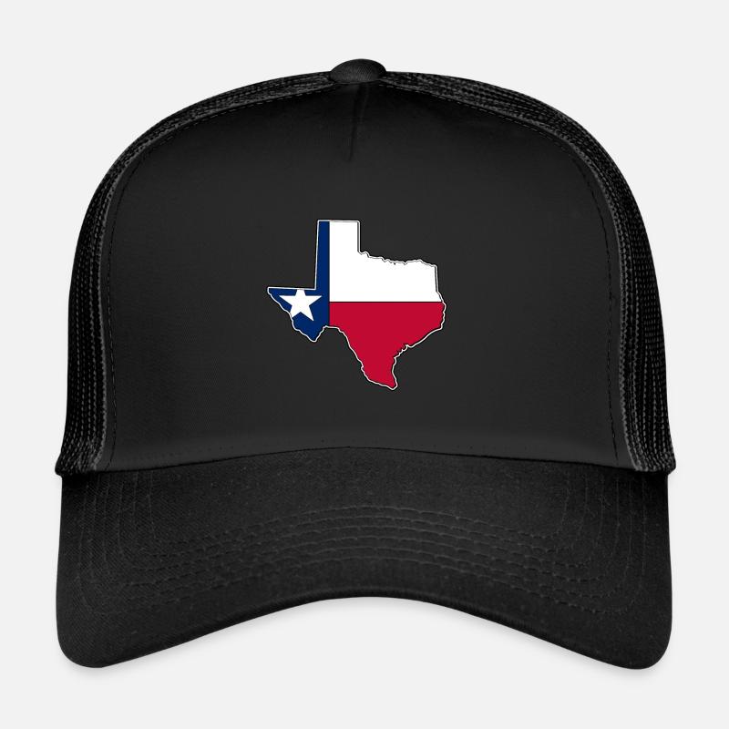 Texas flag map Trucker Cap