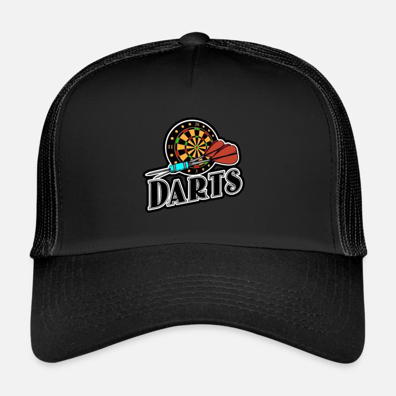 Darts - Trucker Cap - Schwarz/Schwarz