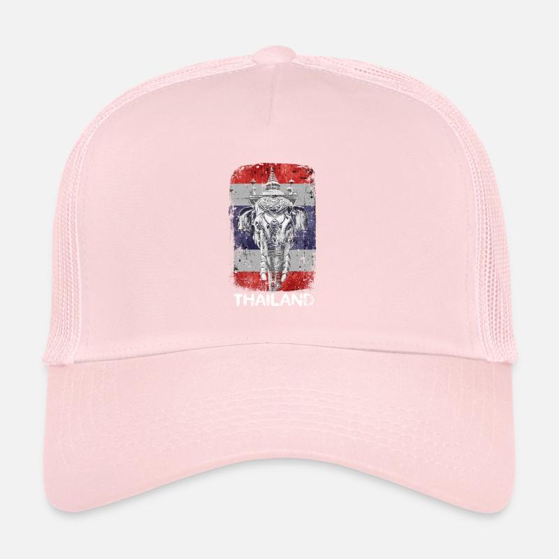 Éléphant de vacances en Thaïlande Casquette trucker 