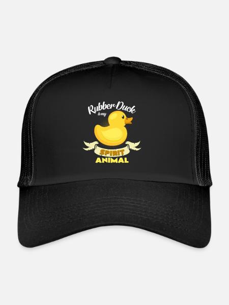 Gummiente - Trucker Cap - Schwarz/Schwarz