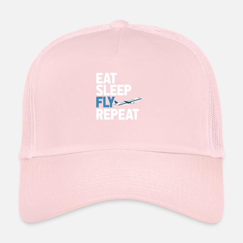 Pilot plane flight flying air gift Trucker Cap