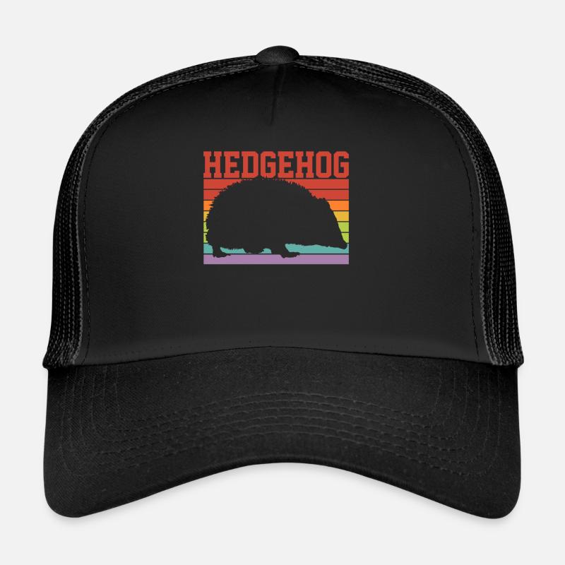 Hedgehog hedgehog - Trucker Cap - black/black