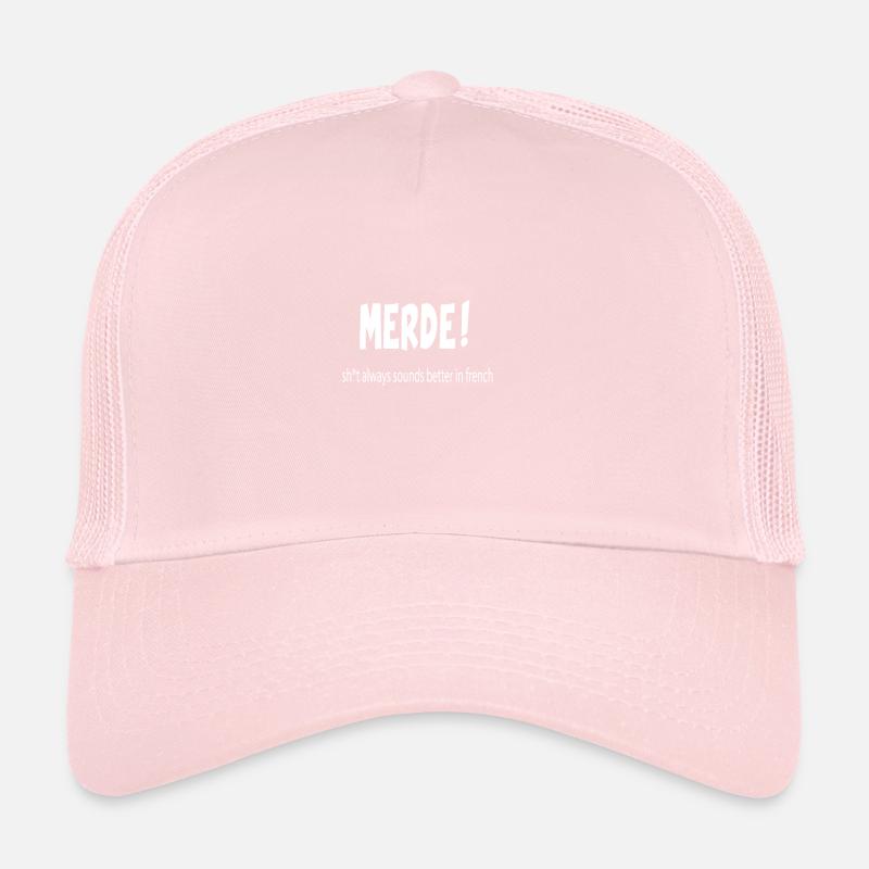 Merde Spruch Trucker Cap