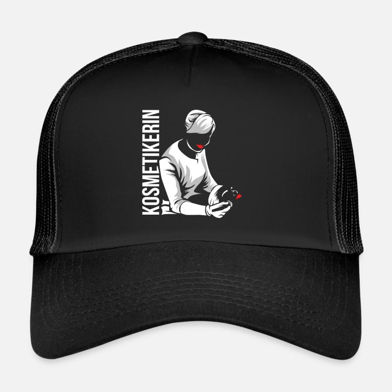 Kosmetikerin - Trucker Cap - Schwarz/Schwarz
