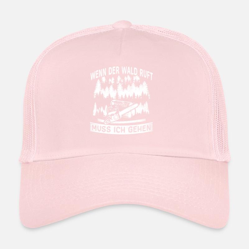Wald lustiger Spruch Bäume Kettensäge Geschenk Trucker Cap