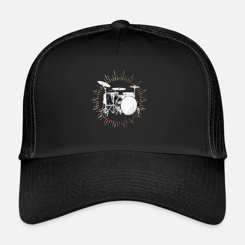 Schlagzeug - Trucker Cap - Schwarz/Schwarz