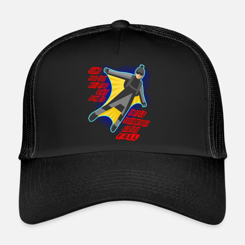 Cadeau de saut de saut en parachute de base Casquette trucker 