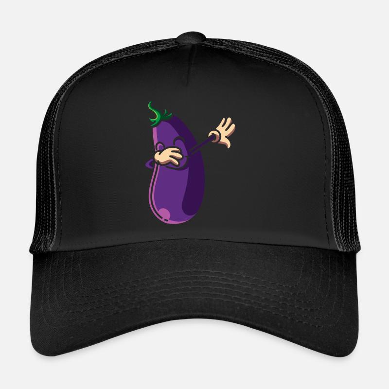 Aubergine Dab, geschenk gemüse dabben dabbing dab Trucker Cap