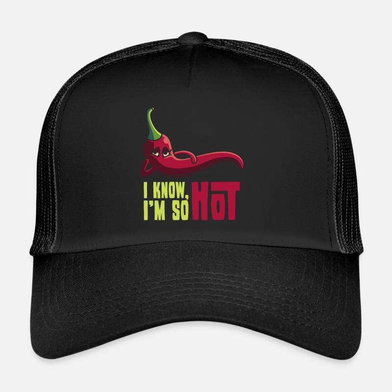 Je suis si chaud, piment cadeau épicé Casquette trucker 