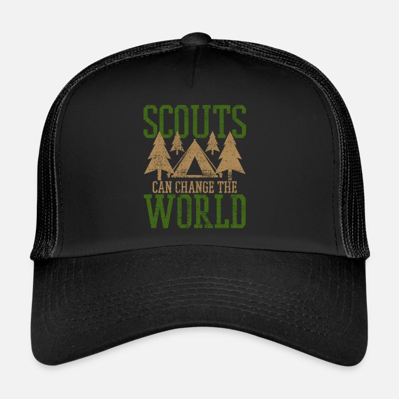 camp scout - Casquette trucker  - noir/noir