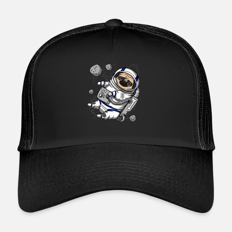 Animal de compagnie astronaute - Casquette trucker - noir/noir