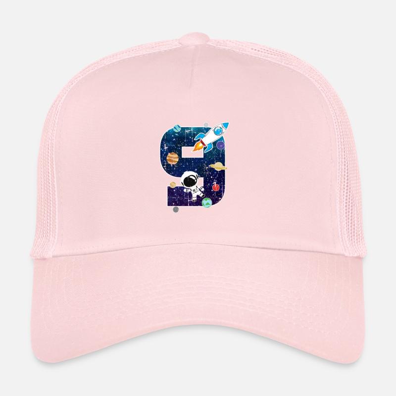 Astronaut 9 Geburtstag Trucker Cap