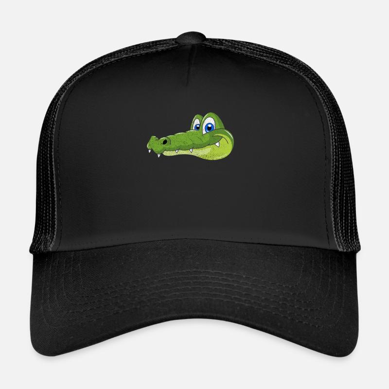 Alligator - Trucker Cap - Schwarz/Schwarz
