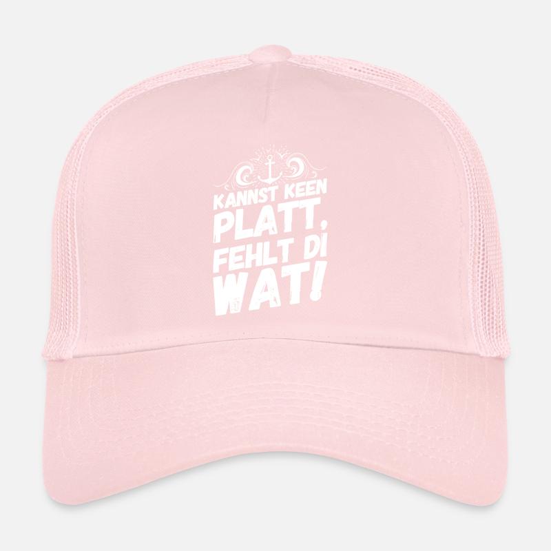 Plattdeutsch Spruch Sprüche Norddeutschland Platt Trucker Cap