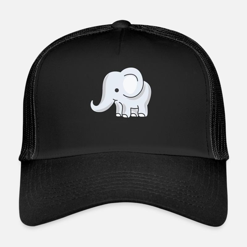 Éléphant bébé bienvenus pour les garçons ou les filles Casquette trucker 