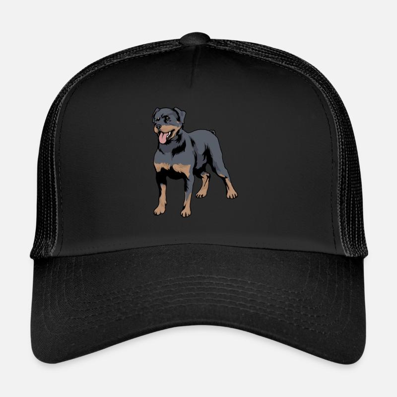 Rottweiler - Trucker Cap - Schwarz/Schwarz