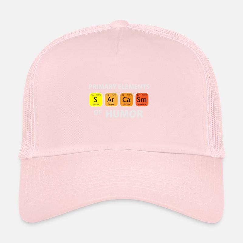 Sarcasm Elements of Humor Science Shirt Trucker Cap