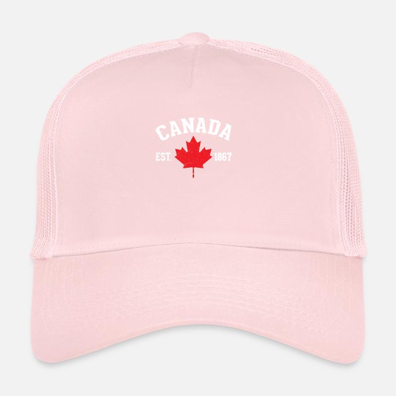 Canada canadian north america maple leaf gift Trucker Cap