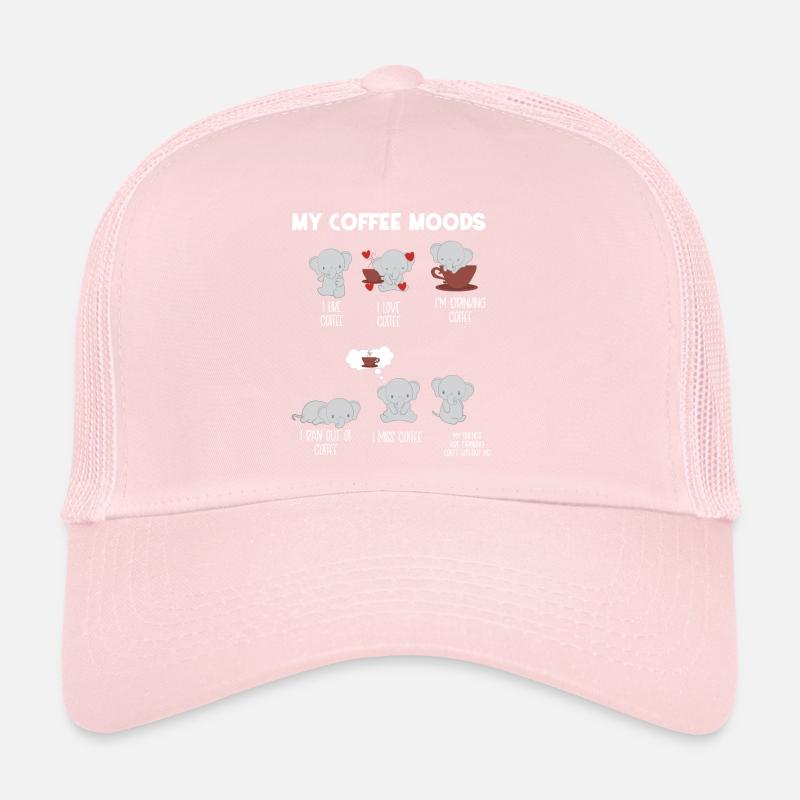 Éléphant éléphant - fan d'éléphant - café Casquette trucker 